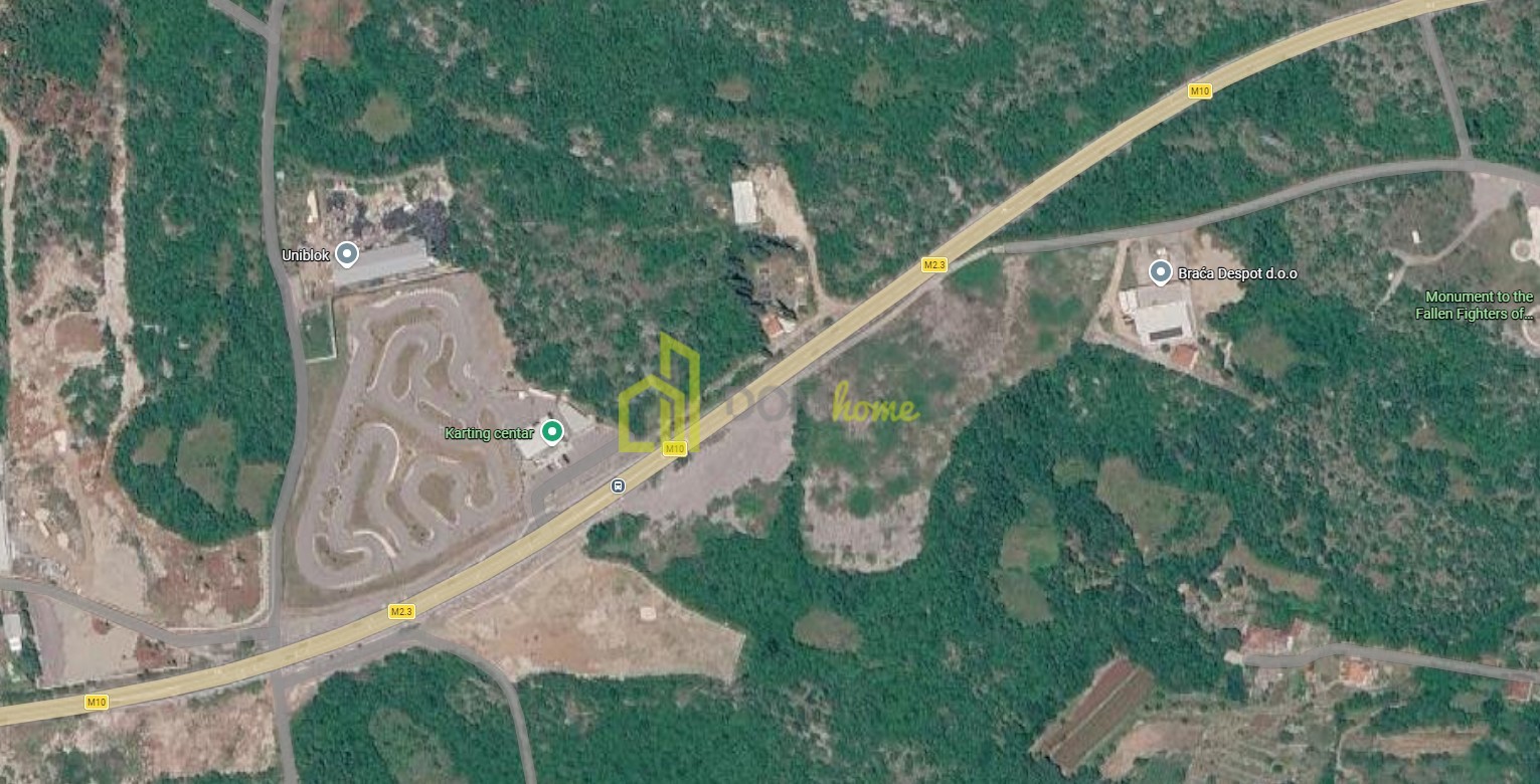 Plac 3.800 m², Liješnje- Podgorica